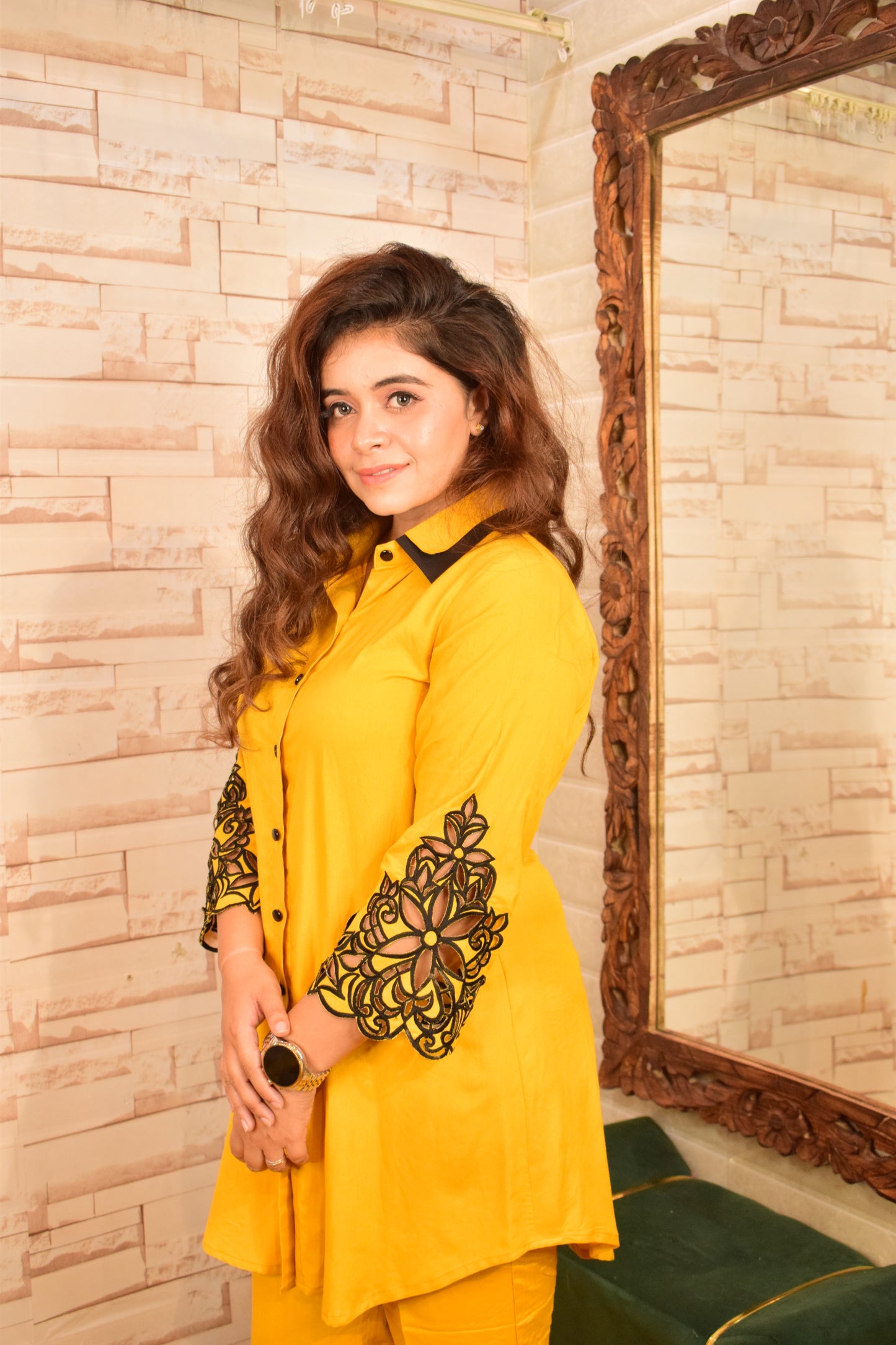 Floral Embroidered Coord Set