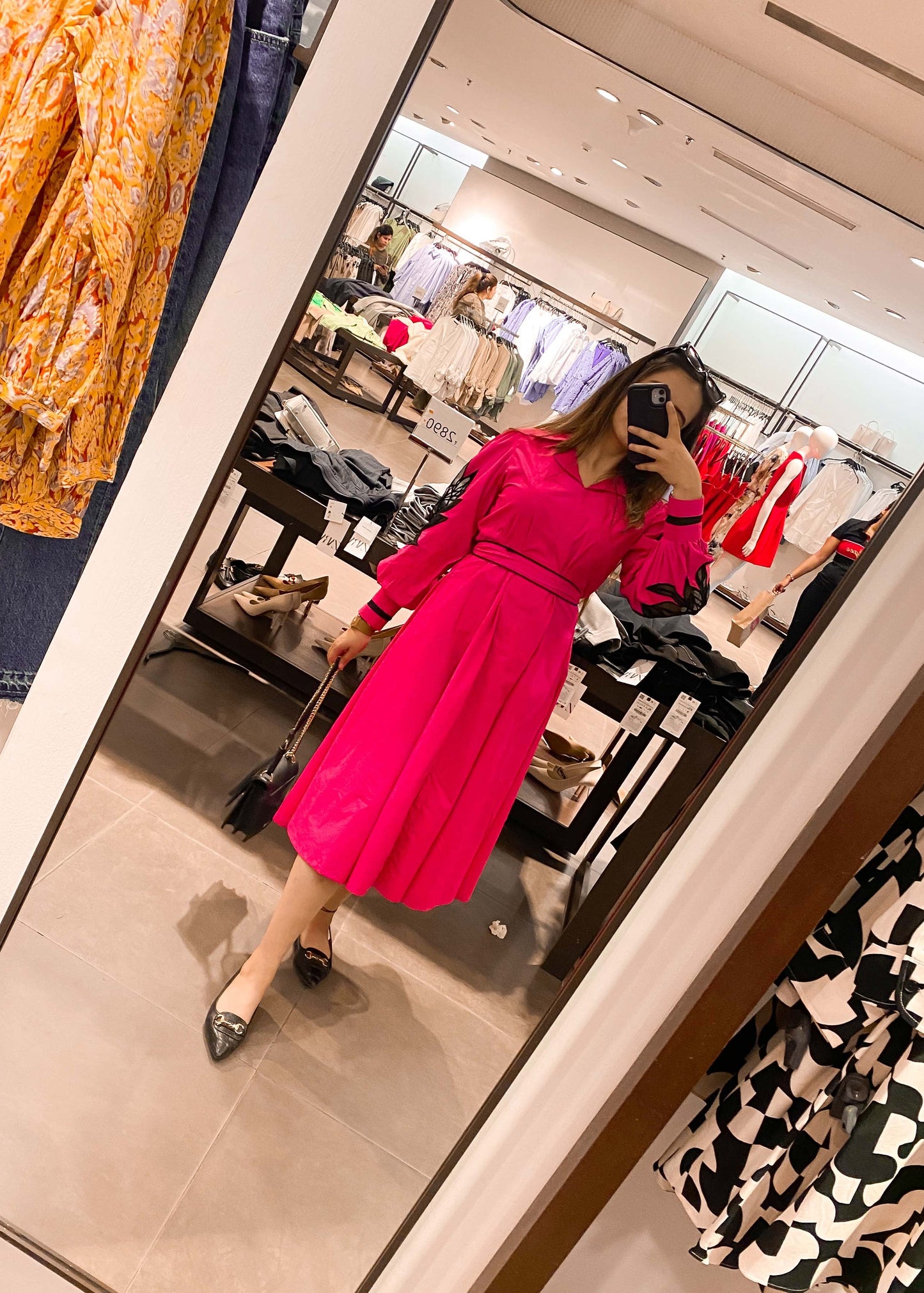 The Pink Lotus Embroidery Dress