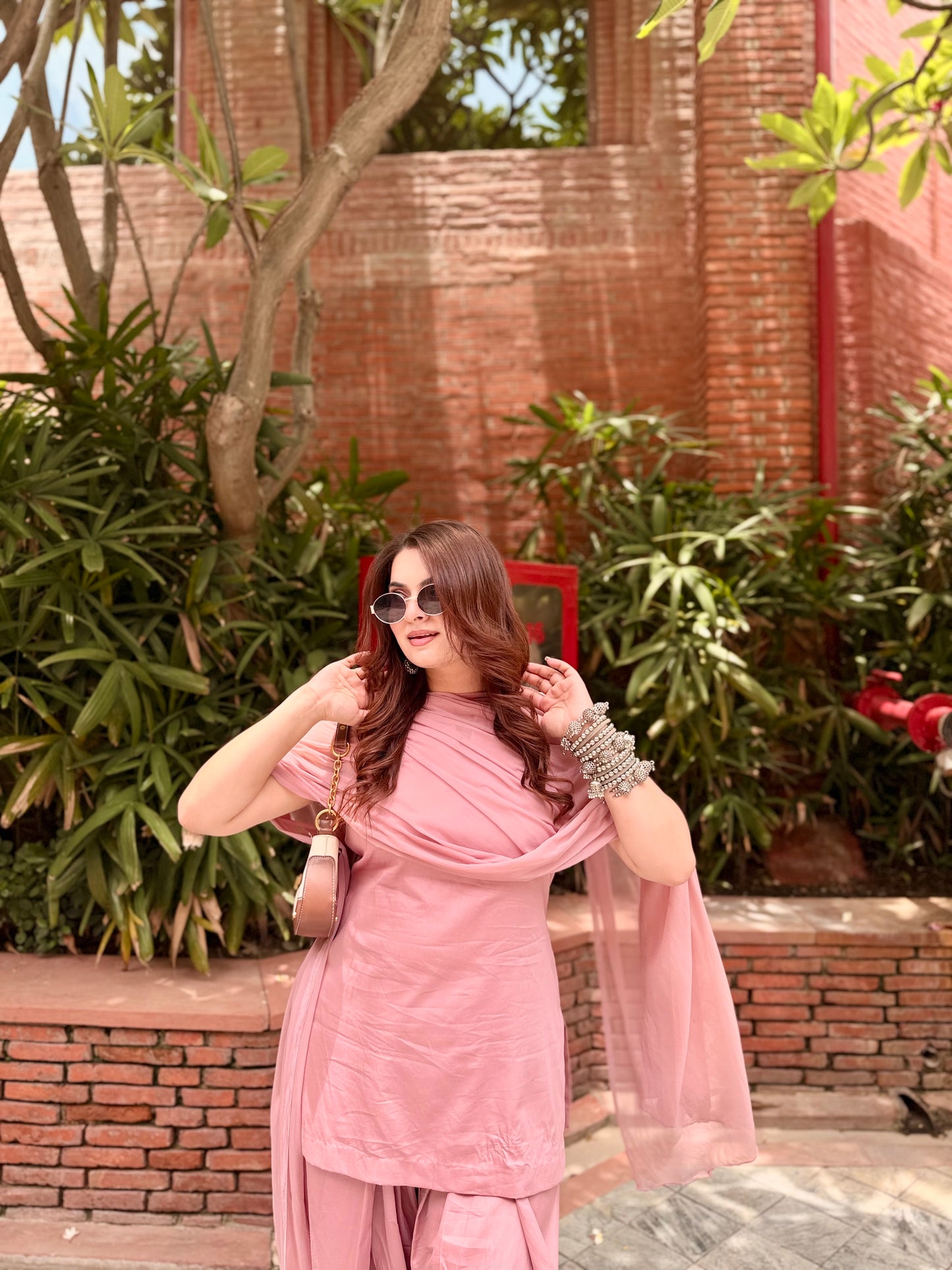 Onion Pink Suit Set
