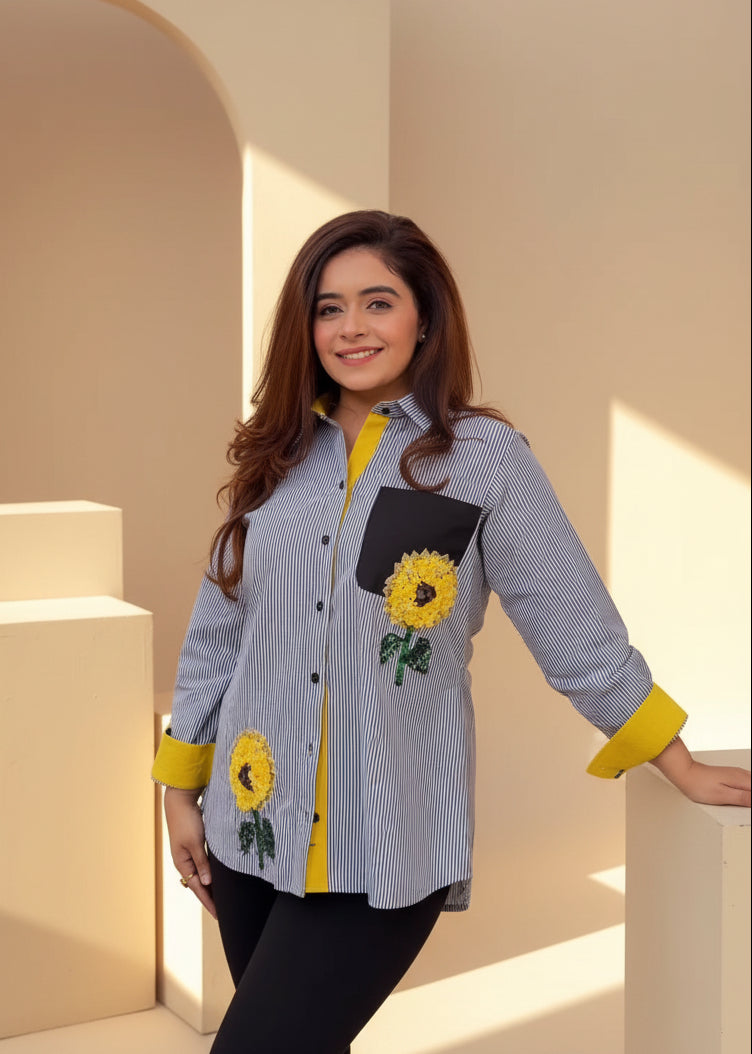 Sunflower Embellished Shirt