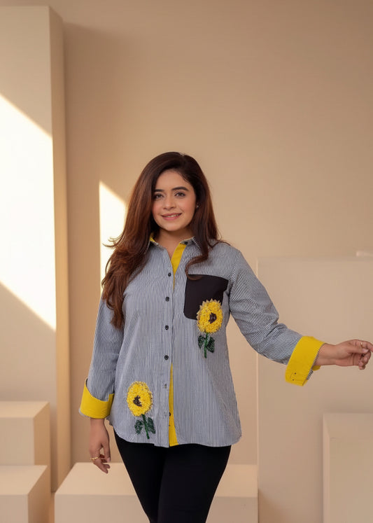 Sunflower Embellished Shirt