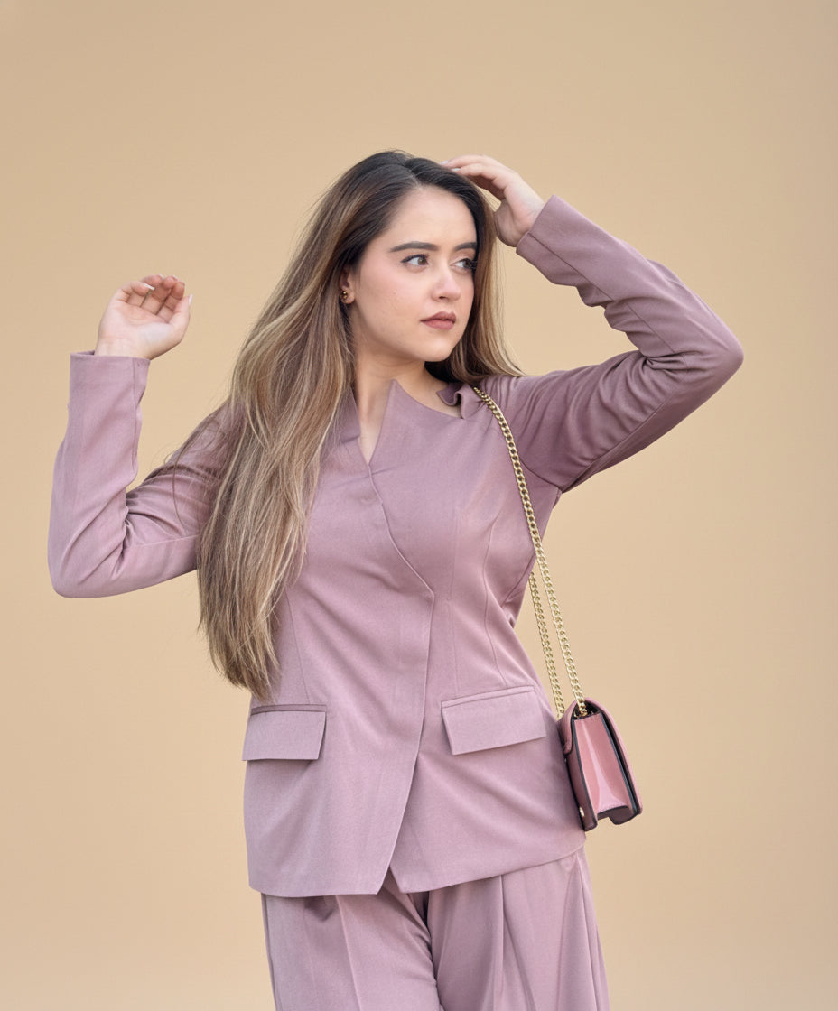 Blush Boss Suit