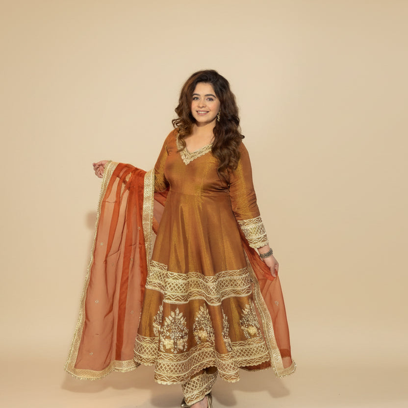 Adaah - A Handwork Anarkali Suit Set