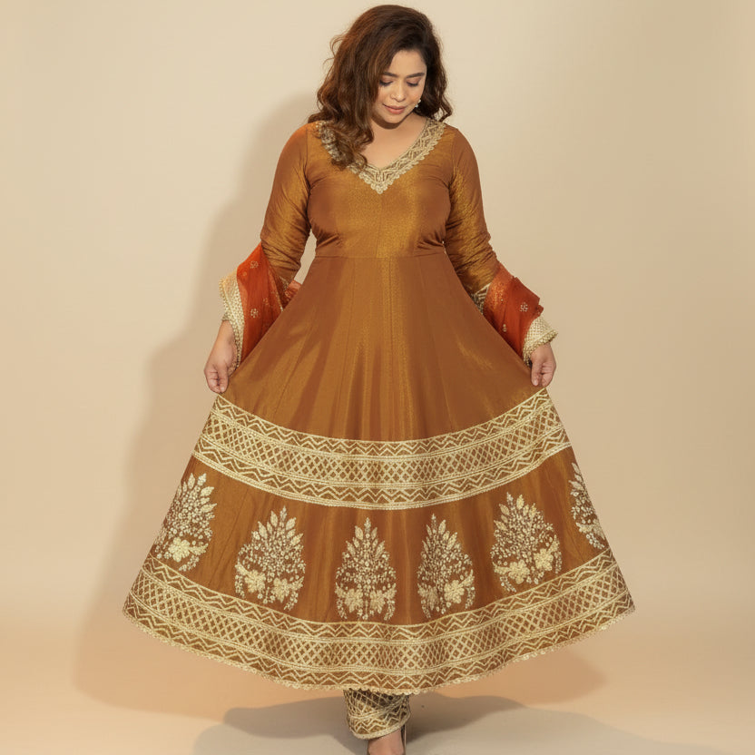 Adaah - A Handwork Anarkali Suit Set