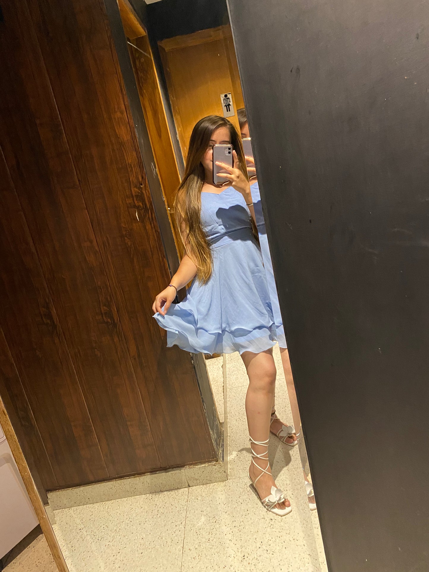 Sky Blue Summer Dress