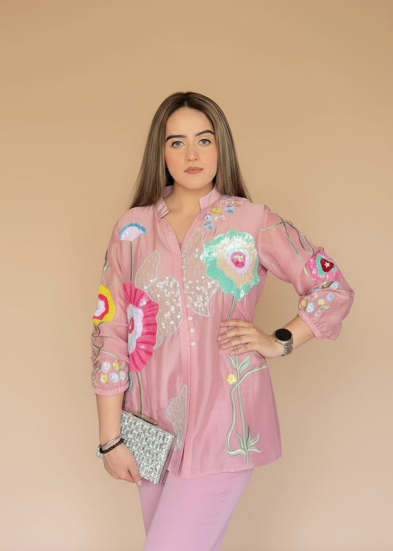 The Pink Hand Embezzled Coord Set