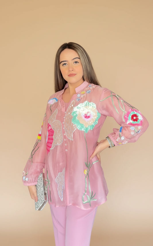 The Pink Hand Embezzled Coord Set