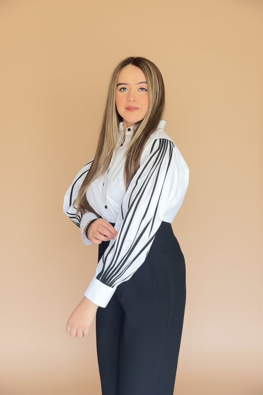Monochrome Stripe Shirt