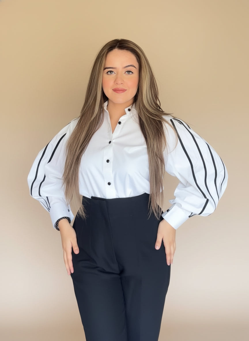 Monochrome Stripe Shirt