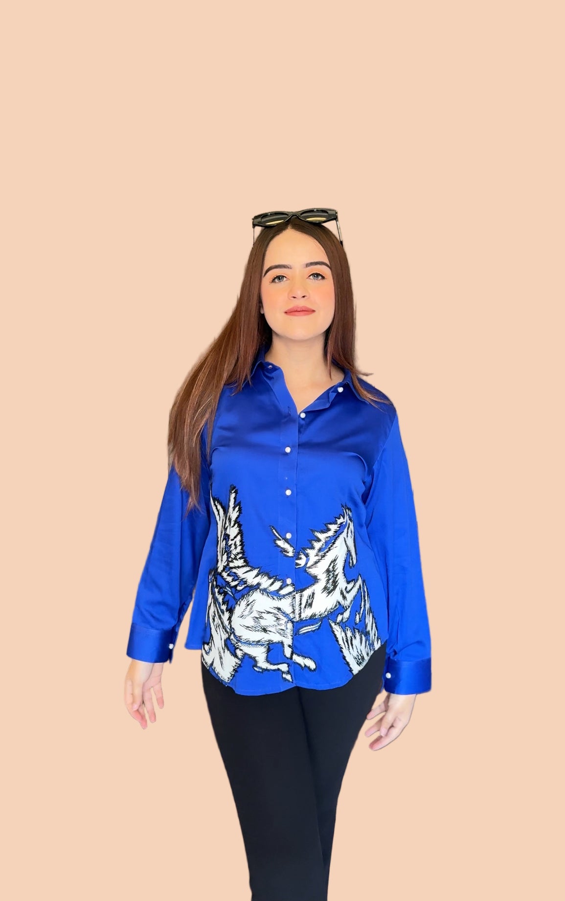 The Blue Horse Shirt