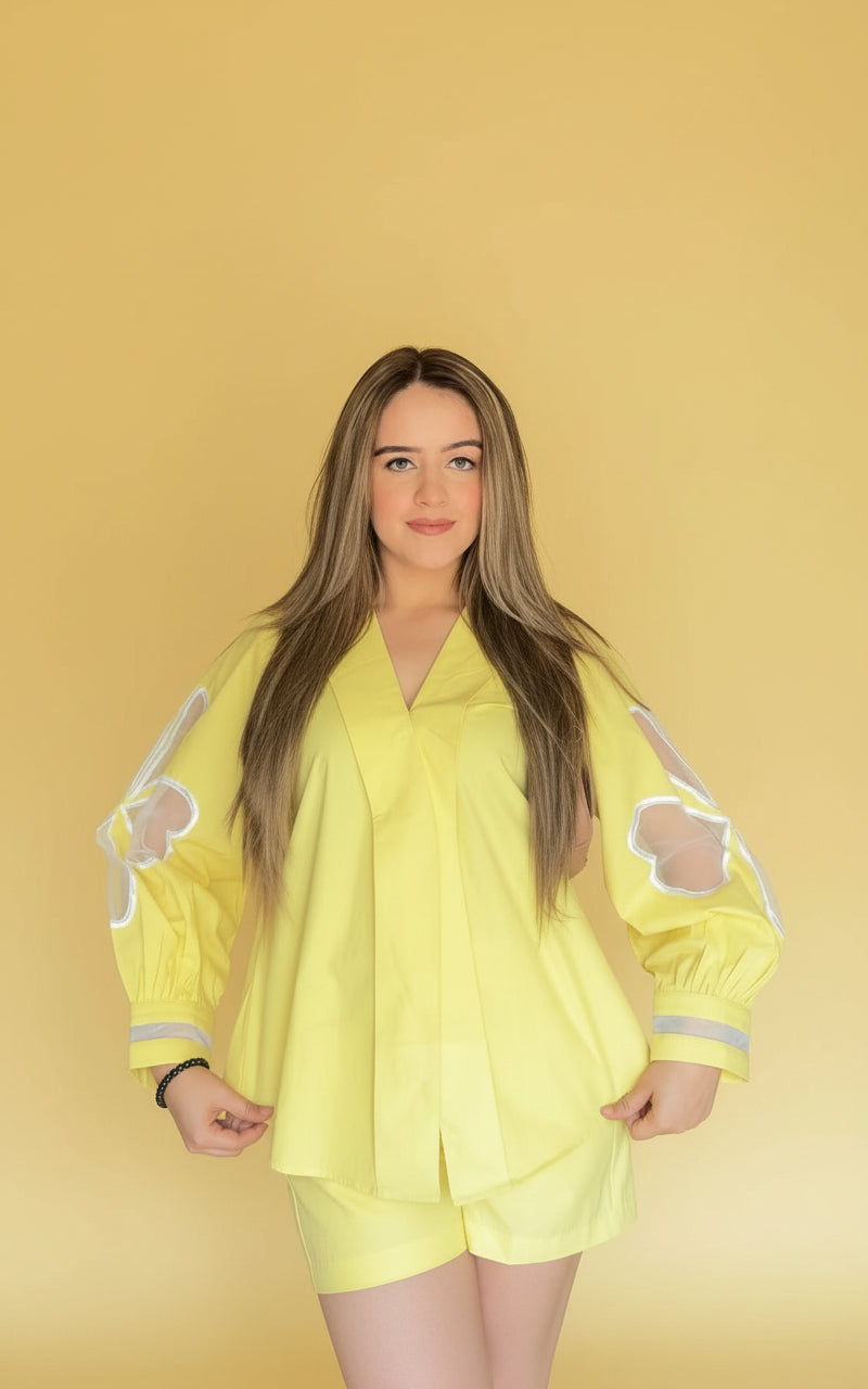 The butter yellow delight coord set