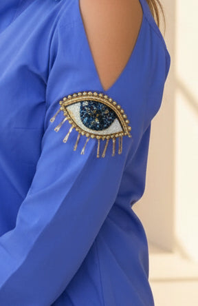 Evil Eye Embellished Shirt