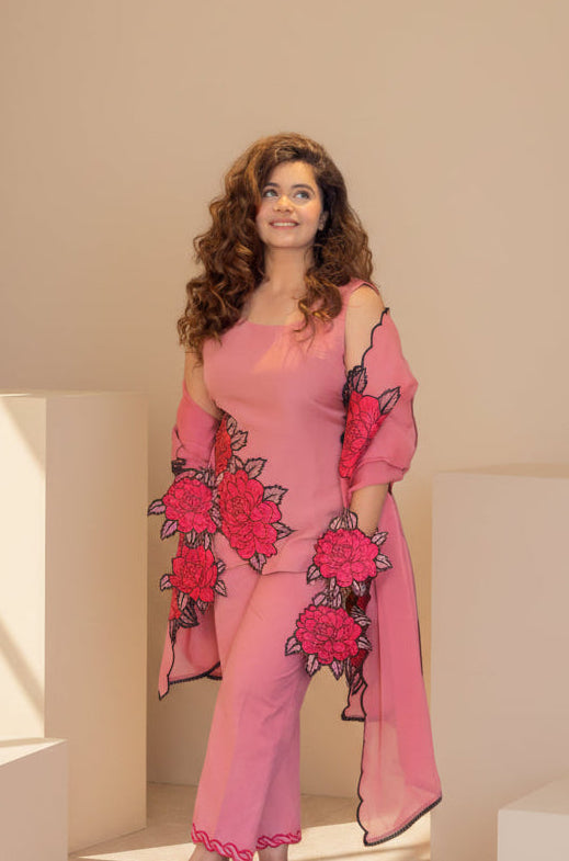 Gul - Pink Suit Set