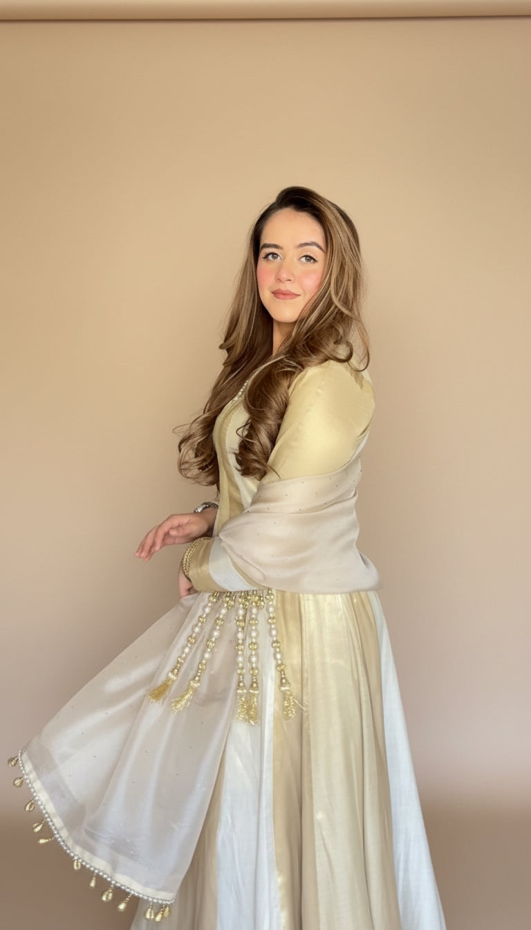 Rooh - Three Piece Anarkali Set