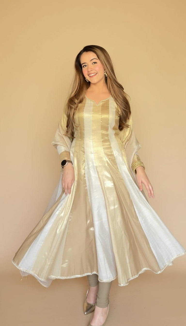 Rooh - Three Piece Anarkali Set