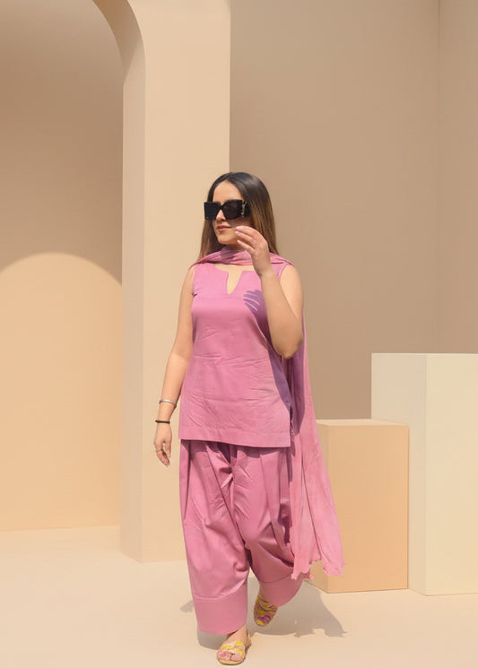 Petal Pink Suit Set