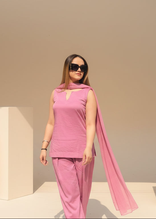 Petal Pink Suit Set