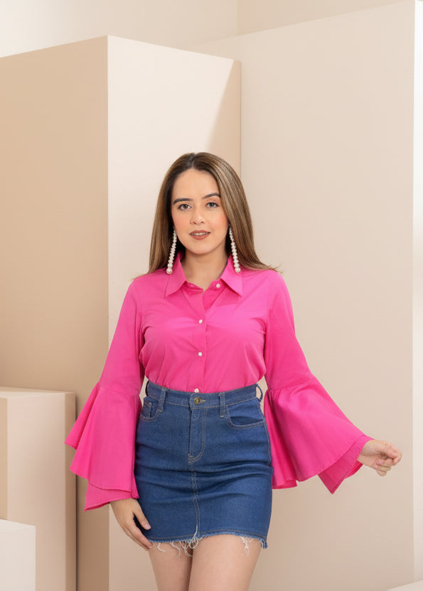 Flare Sleeves Shirt