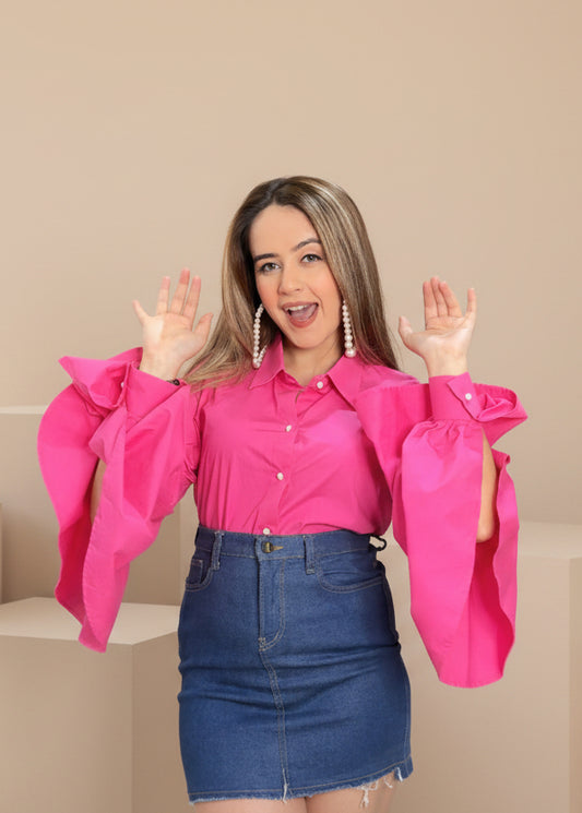Flare Sleeves Shirt