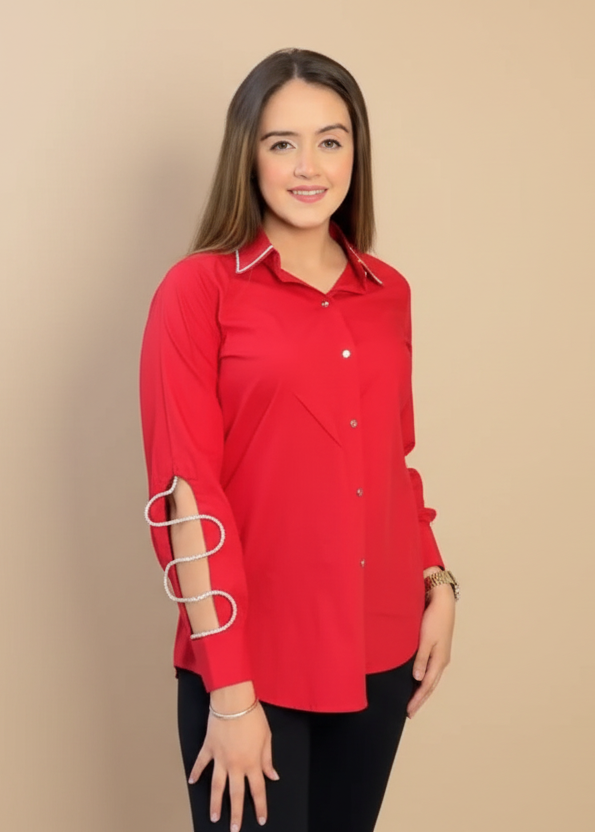 Bling on the Sleeve Shirt
