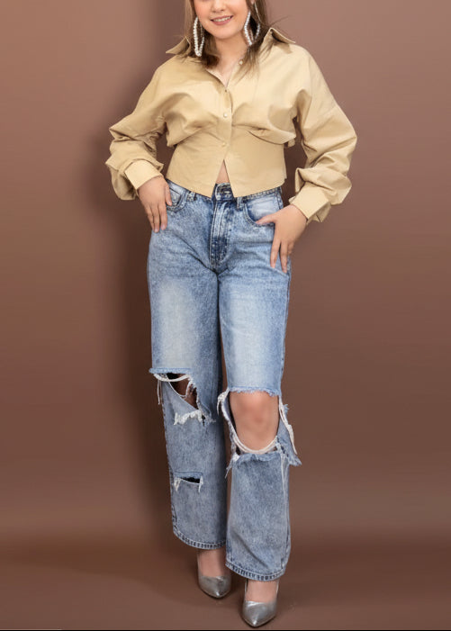 The Fiery Beige Shirt