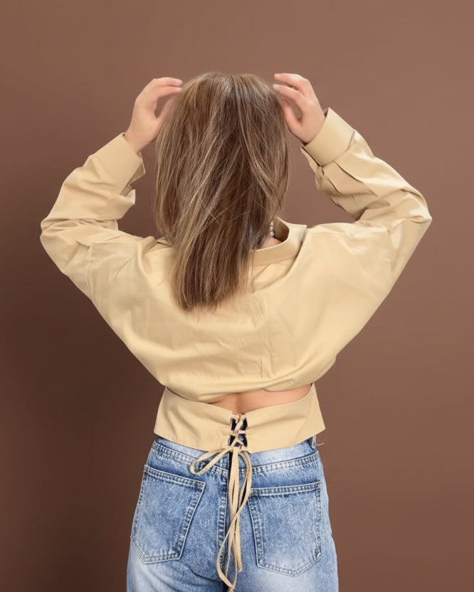 The Fiery Beige Shirt
