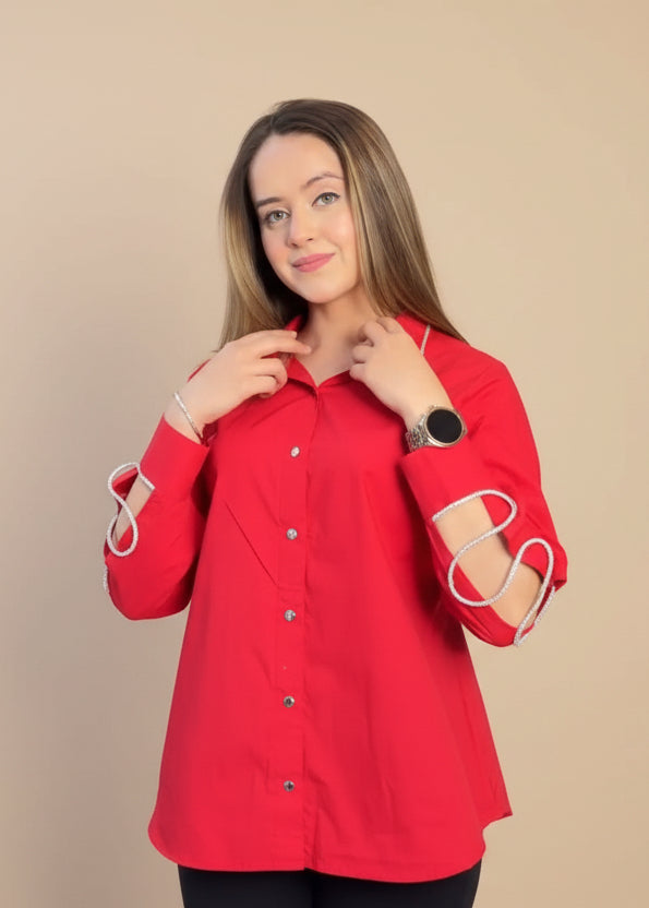 Bling on the Sleeve Shirt